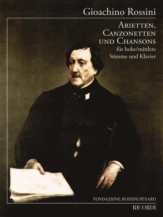 Arietten, Canzonetten und Chansons - für hohe-mittlere Stimme und Klavier - zpěv a klavír